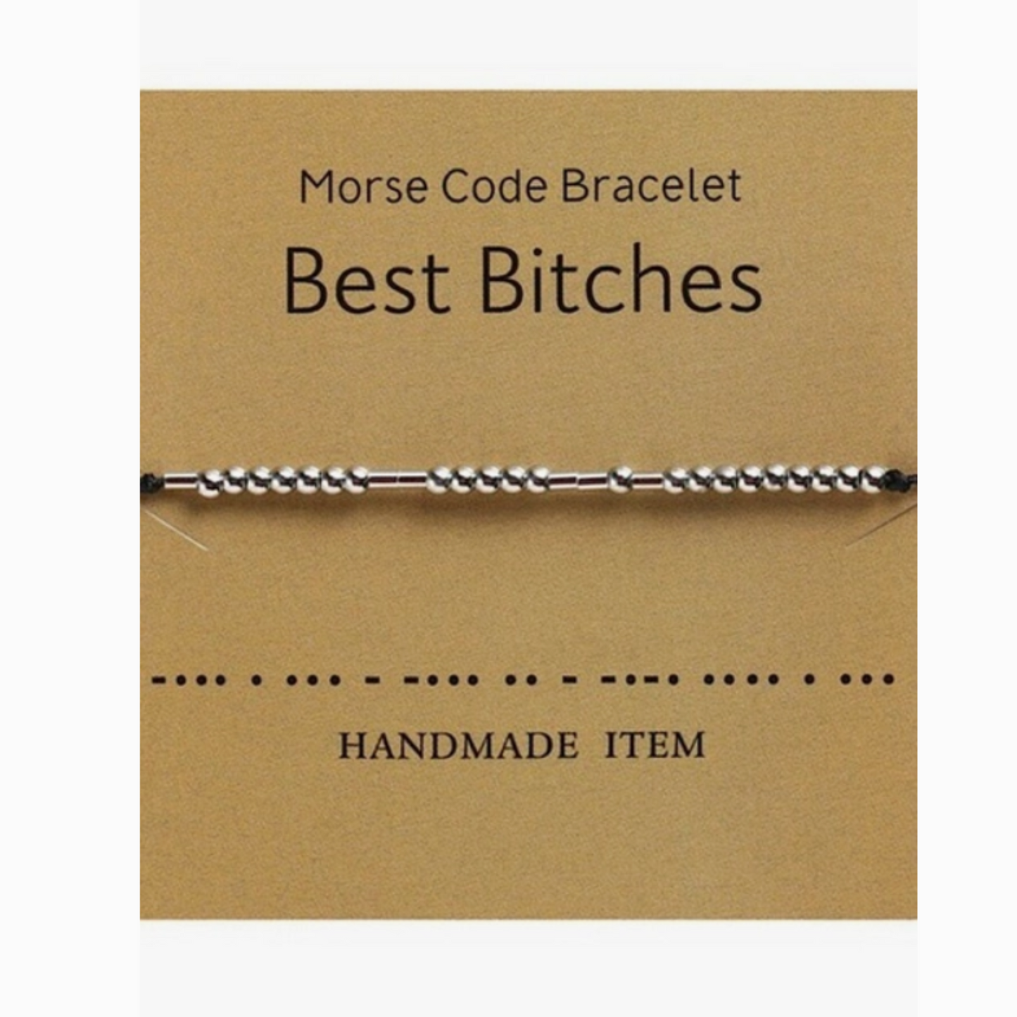 Best Bitches - Morse Code Bracelet
