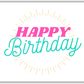 Card: Happy Birthday - Salty Box Co.