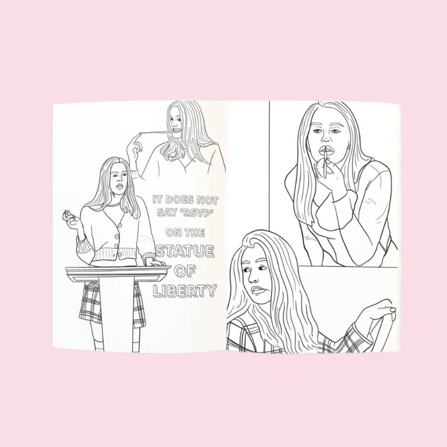 Clueless Colouring Book