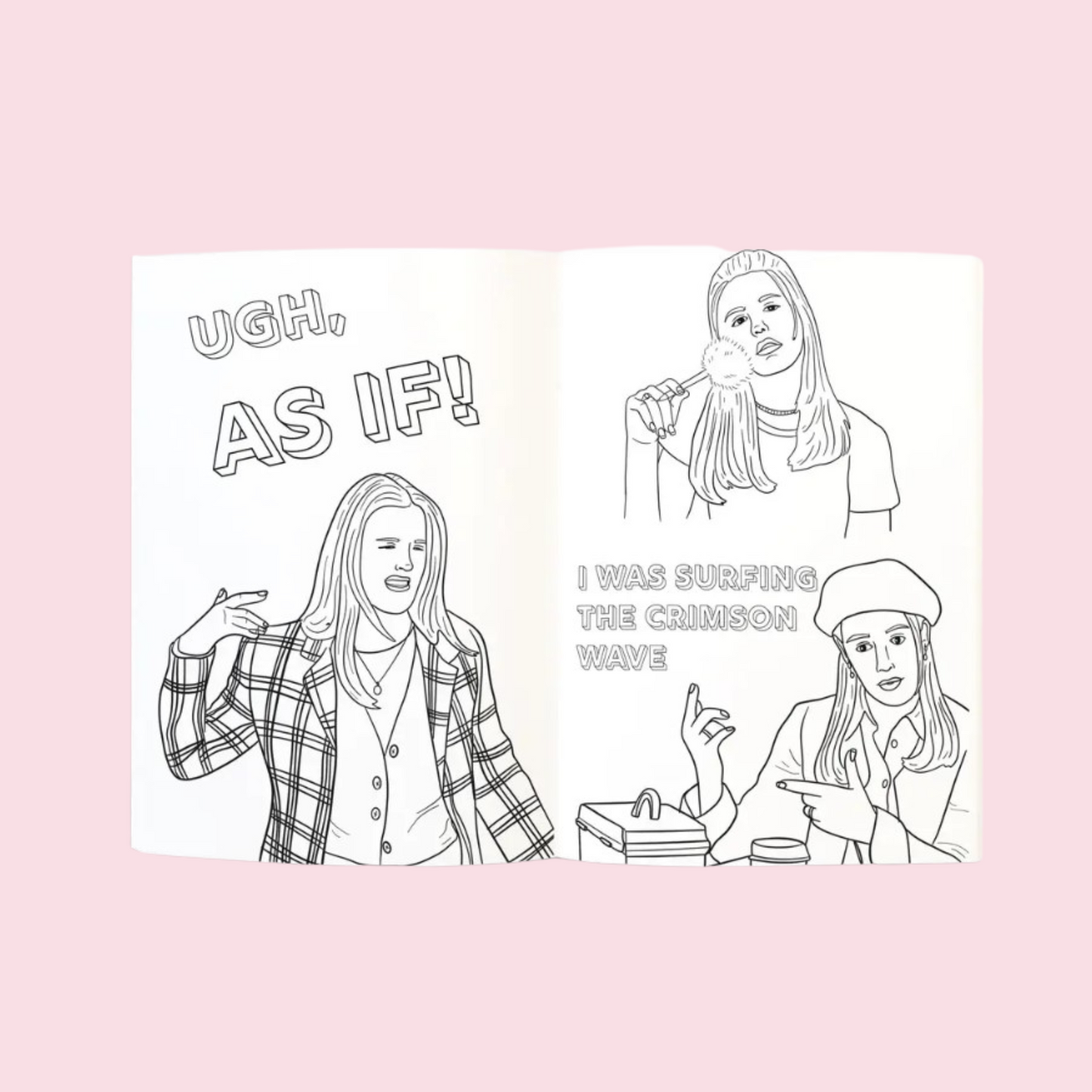 Clueless Colouring Book