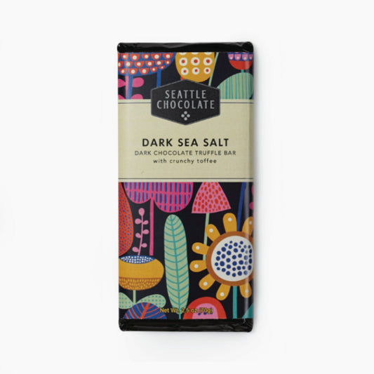 Dark Sea Salt Toffee Truffle Bar - Salty Box Co.