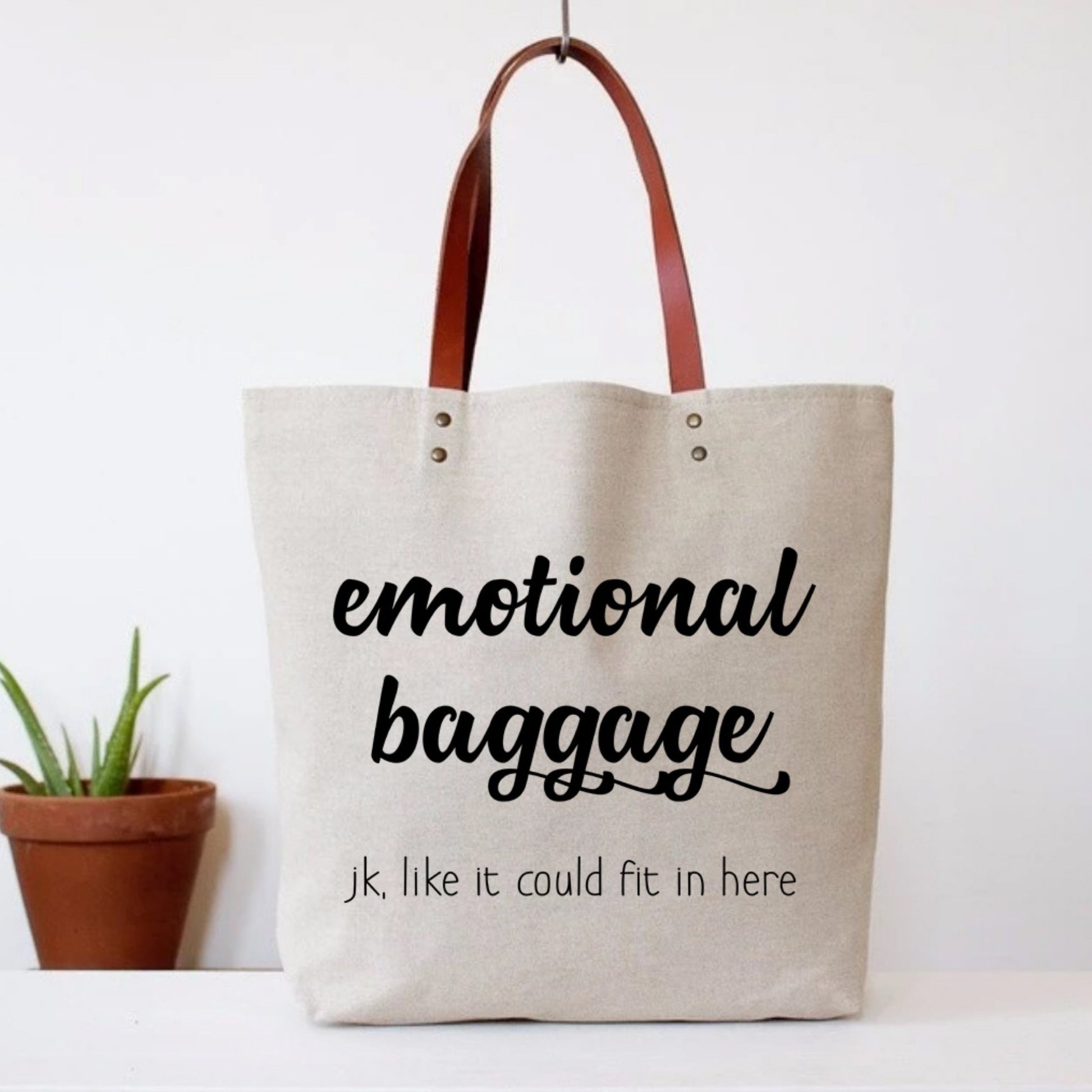 Emotional Baggage Tote Bag - Salty Box Co.